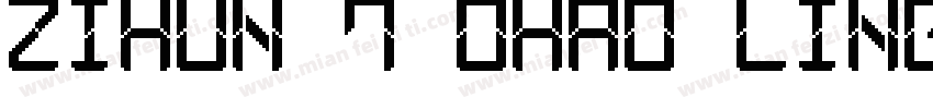 zihun 7 0hao lingyue字体转换